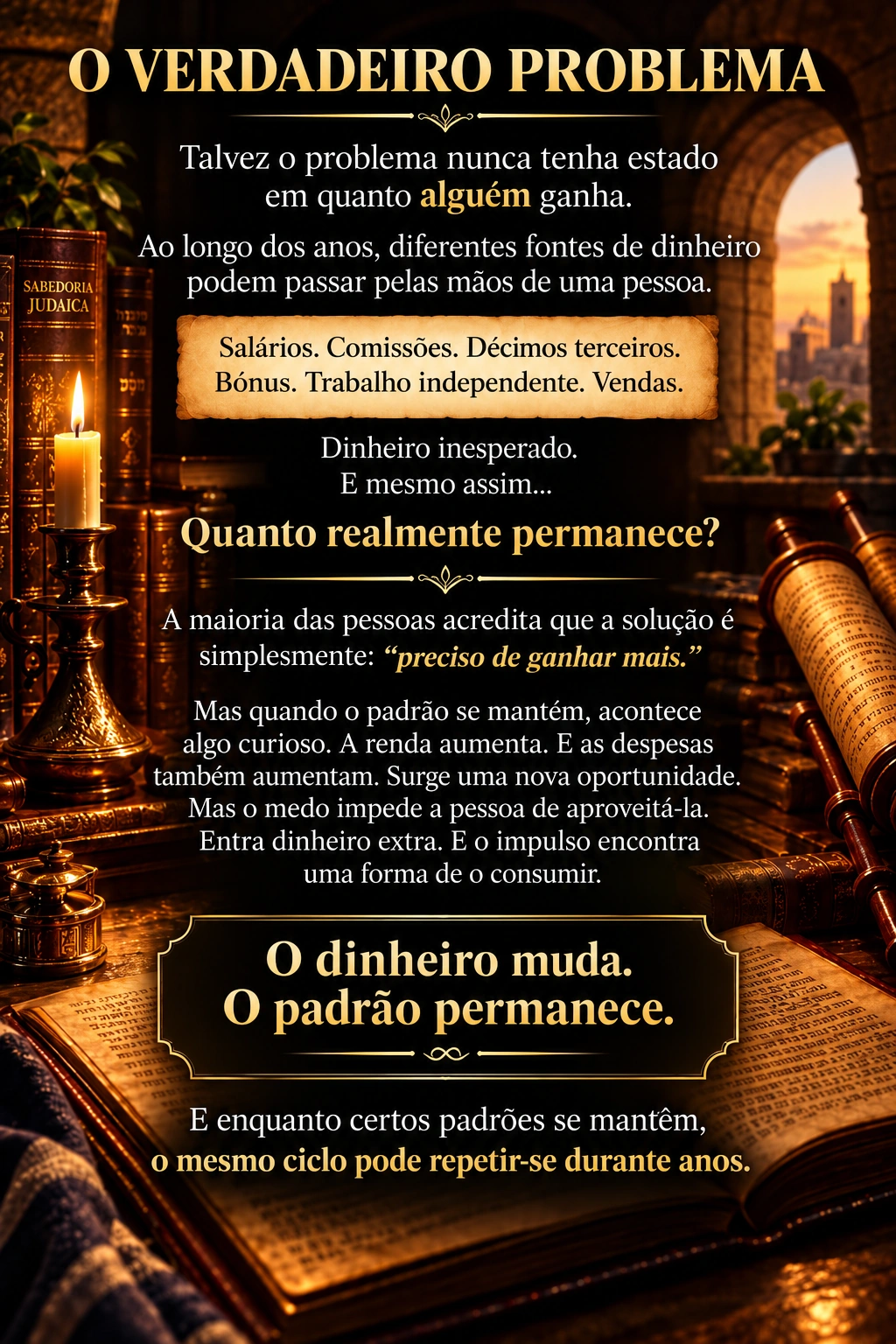 O dinheiro muda, mas o padrão permanece